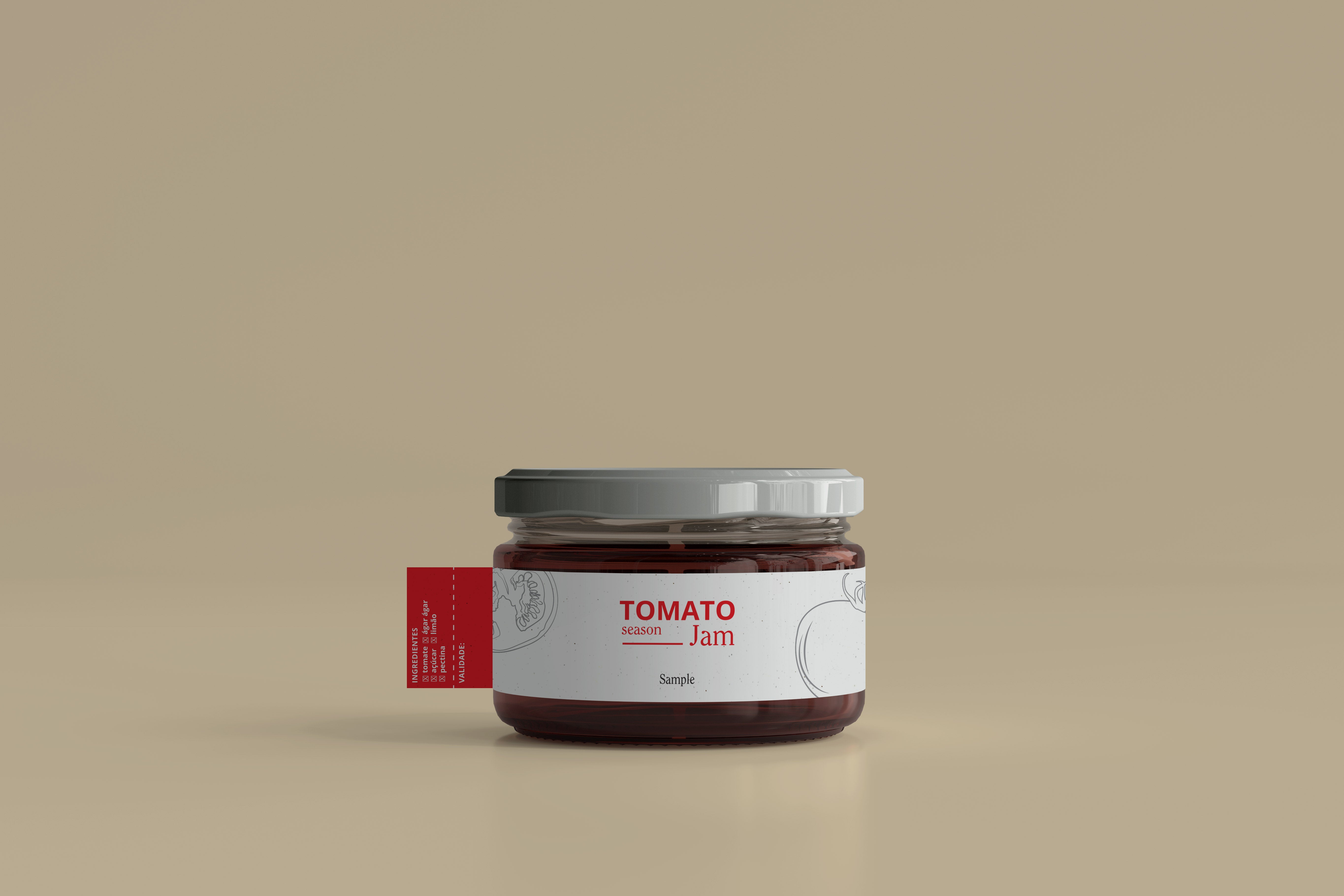 Compota de Tomate e Manjericão