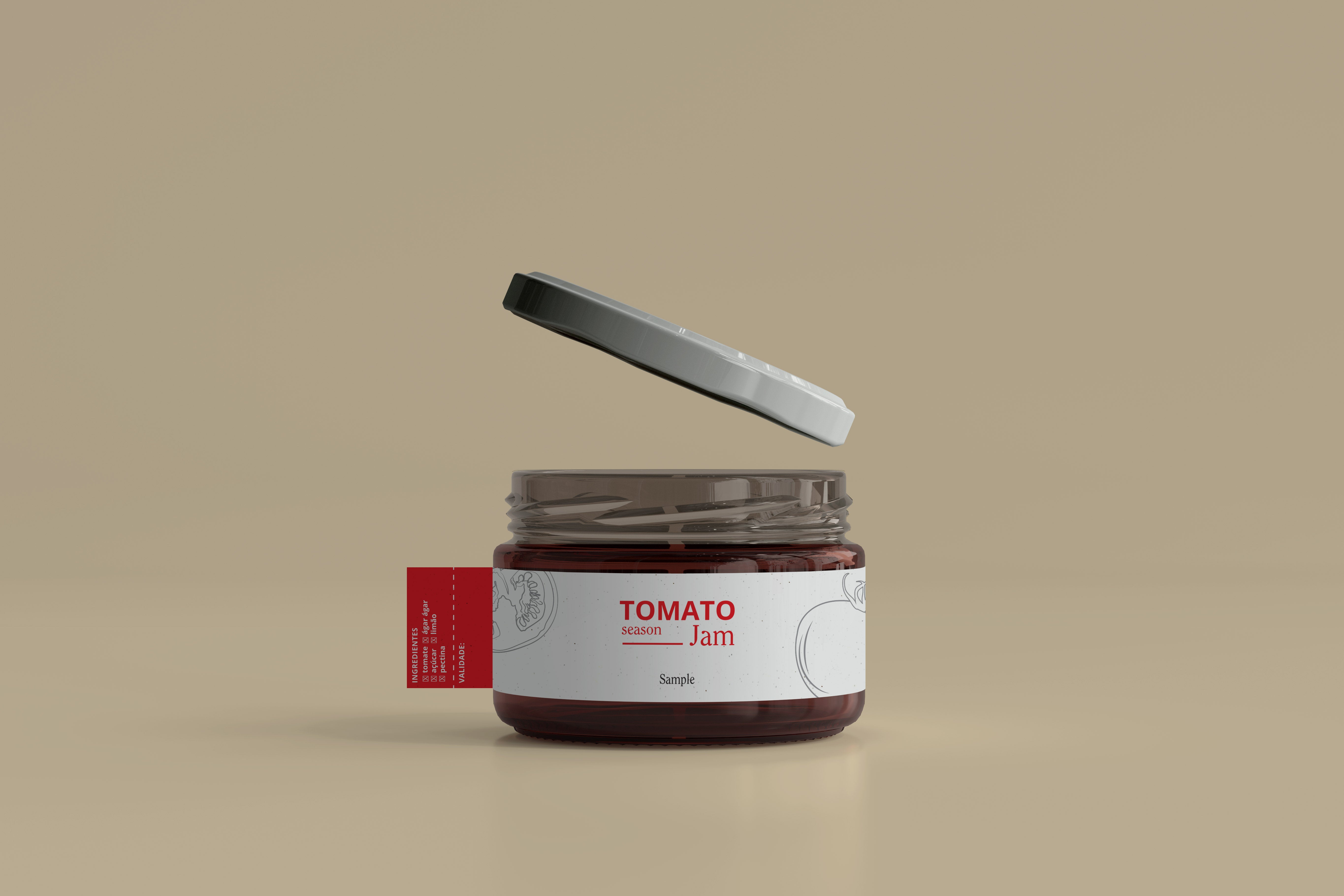 Compota de Tomate e Manjericão